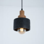Elvryn 1 Light Black Pendant - Image 3
