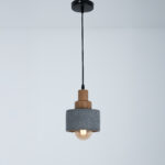 Elvryn 1 Light Grey Pendant
