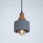Elvryn 1 Light Grey Pendant - Image 3
