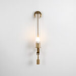 Gravon 1 Light Gold Wall Lamp
