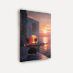 تابلوه  فايلورن متعدد الألوان 60*80 سم - Image 2