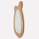 Werlix Wooden Mirror 70-70*50-55 cm - 2 Pieces - Image 4