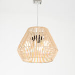Monal 3 Lights Beige Chandelier