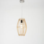 Olvix 1 Light Beige Chandelier