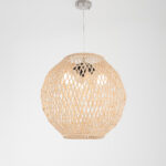 Wexral 3 Lights Beige Chandelier