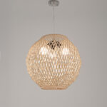 Wexral 3 Lights Beige Chandelier - Image 3