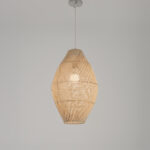 Brixa 1 Light Beige Chandelier - Image 3