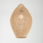 Brixa 1 Light Beige Chandelier - Image 4