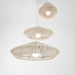 Fynrel 3 Lights Beige Chandelier - Image 4