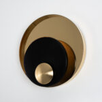 Alrin 1 Light Gold × Black Wall Lamp - Image 3