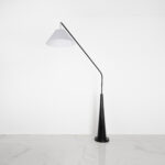 Porlix 1 Light Black × White Floor Lamp