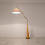 Porlix 1 Light Beige Floor Lamp - Image 2