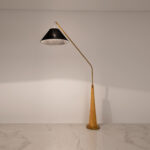 Porlix 1 Light Beige × Black Floor Lamp - Image 2