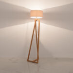 Qervin 1 Light Beige Floor Lamp - Image 2