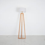 Qervin 1 Light White × Beige Floor Lamp - Image 3
