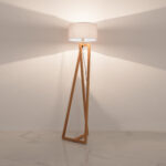 Qervin 1 Light White × Beige Floor Lamp - Image 4