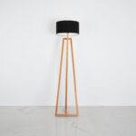 Qervin 1 Light Beige × Black Floor Lamp - Image 3