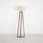 Qervin 1 Light Brown × Beige Floor Lamp - Image 3