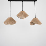 Jornil L 3 Lights White × Beige Pendant - Image 2