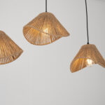 Jornil L 3 Lights White × Beige Pendant - Image 3