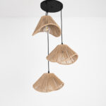 Jornil S 3 Lights White × Beige Pendant - Image 2