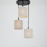 Patricia 3 Lights Grey Pendant