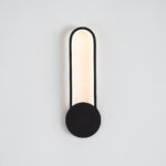 Paz LED Black Wall Lamp