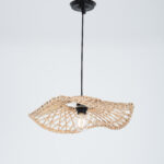 Fiorella 1 Light Beige Chandelier