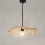 Fiorella 1 Light Beige Chandelier - Image 3