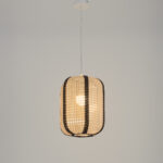 Adelina 1 Light Black × Beige Chandelier - Image 2