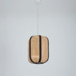 Adelina 1 Light Black × Beige Chandelier - Image 3