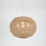 Oriana 3 Lights Beige Chandelier