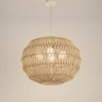 Oriana 3 Lights Beige Chandelier - Image 2