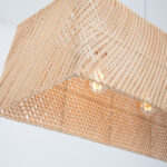 Flavia 3 Lights Beige Chandelier - Image 3
