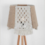 Delfina 1 Light Wooden × Beige Floor Lamp - Image 4