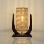 Celestine 1 Light Beige × Brown Table Lamp - Image 2