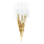 Abigail 12 Lights Gold Chandelier