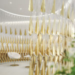 Abigail 12 Lights Gold Chandelier - Image 3