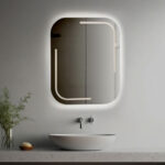 Acril Warm Light Mirror 80*60 cm