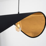 Luzia 1 Light Black Pendant - Image 3