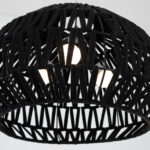 Pia 3 Lights Black Pendant - Image 3