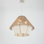 Alessia 3 Lights Off White × Beige Pendant