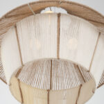 Alessia 3 Lights Off White × Beige Pendant - Image 3