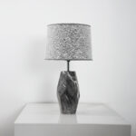 Rhea 1 Light Grey Table Lamp