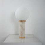 Vesta 1 Light White Table Lamp - Image 2