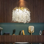 Atum 10 Lights Gold Chandelier