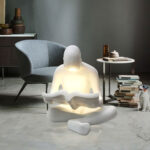 Setty 1 Light White Floor Lamp