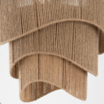 Orla 3 Lights Beige Chandelier - Image 3