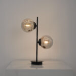 Ewan 2 Lights Black × Transparent Table Lamp - Image 3