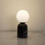 Sidonie 1 Light Black × White Table Lamp - Image 2